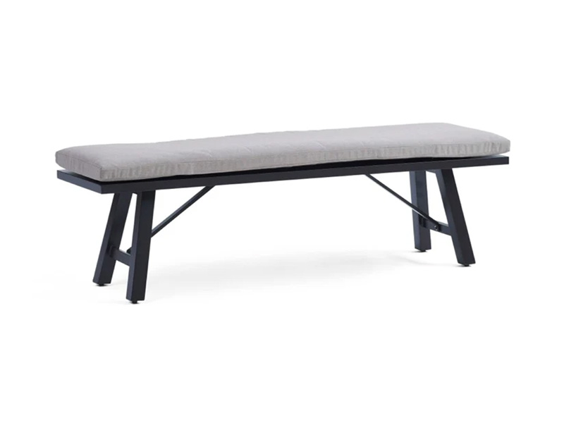 Patiocrest velit aluminii scamnum cum pulvino