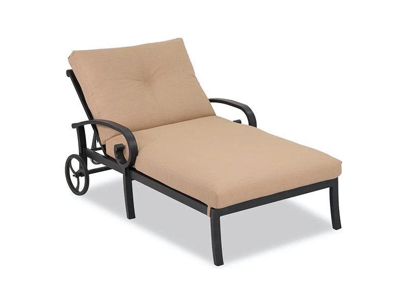 Solstitium Aluminium pulvinaria Duplex Chaise Lounge