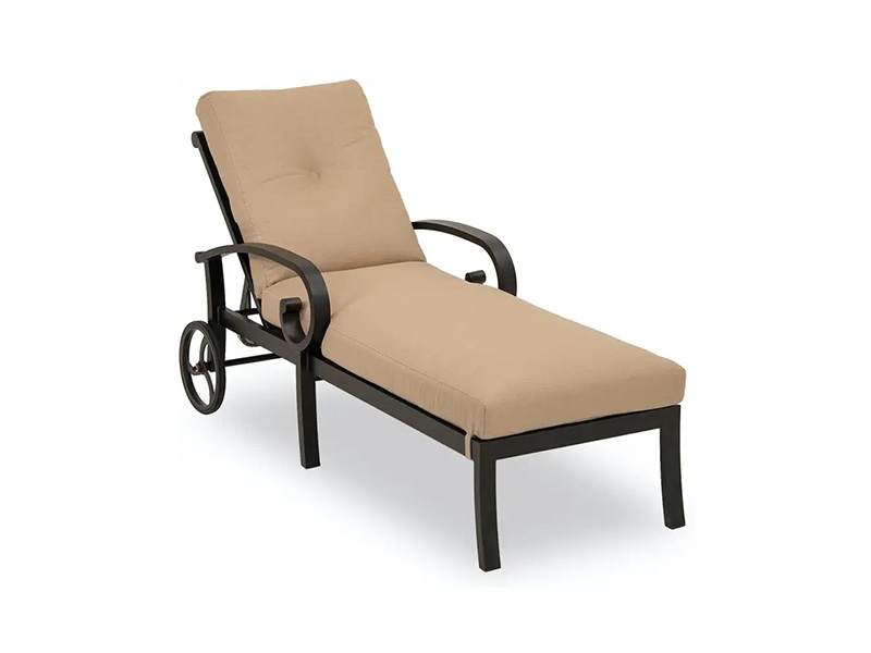 Solstitium Aluminium pulvinaria cum Chaise Lounge