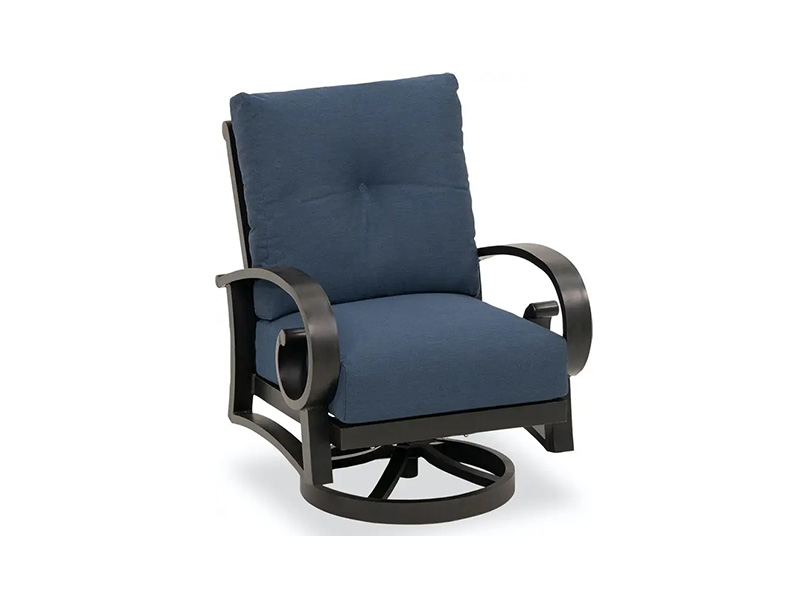 Solstitium Aere Aluminium Pulvinar Patio Swivel Club Cathedra