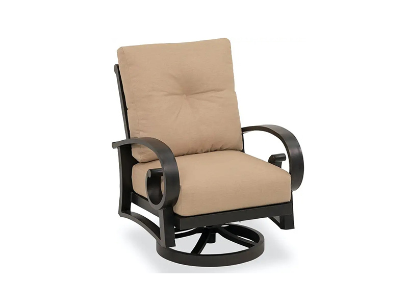 Solstitium Aere Aluminium Pulvinar Patio Swivel Club Cathedra