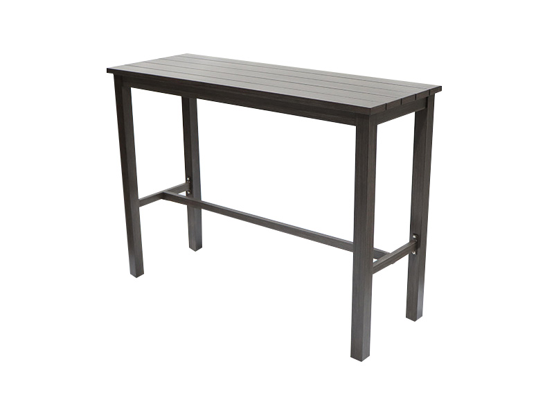 Aspect Aluminium Patio Bar Table with bar height 56X20.5 in