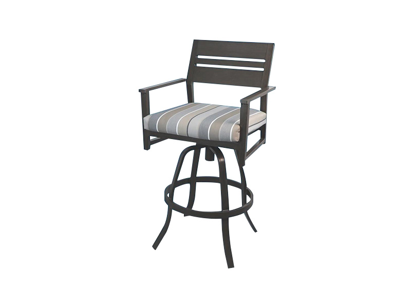 Aspect Aluminium Patio Swivel Barstool cum bar altitudinis
