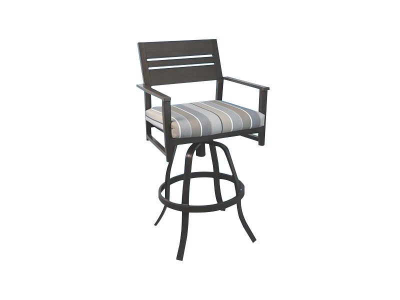 Aspect Aluminium Patio Swivel Barstool cum bar altitudinis