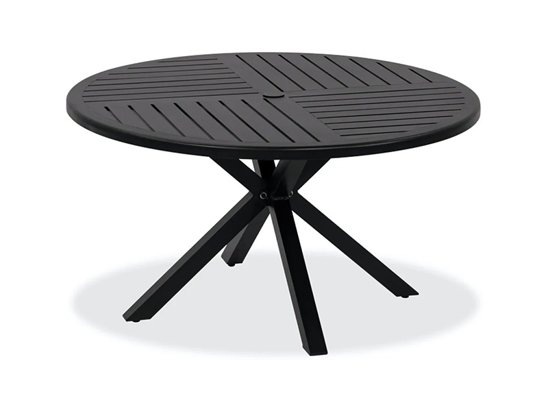 Solstitium Aeneum Aluminium 52 in. Round Patio Triclinium
