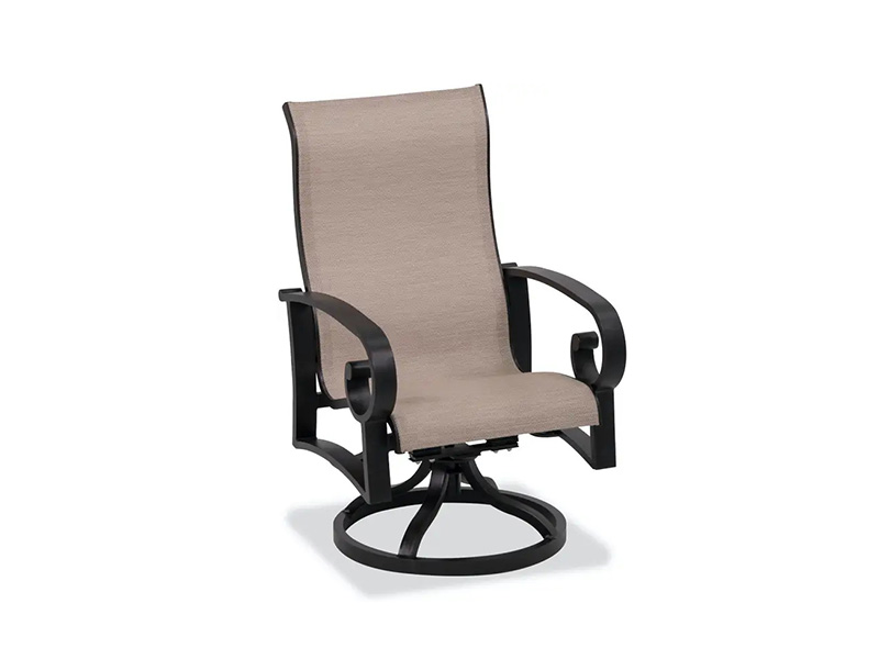 Aluminium Senex Bronze Aluminium Sling Outdoor Rining Chair for Patio and Garden
