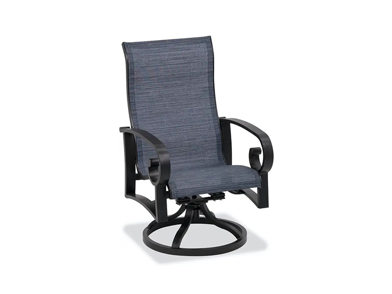 Aluminium Senex Bronze Aluminium Sling Outdoor Rining Chair for Patio and Garden