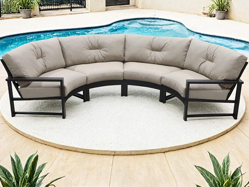 AOBAM Aluminium velit moderni Cushion Sectionals Circulares